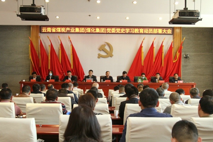 云南省煤炭工业集团（云南pp电子集团）党委召开党史学习教育发动安排大会