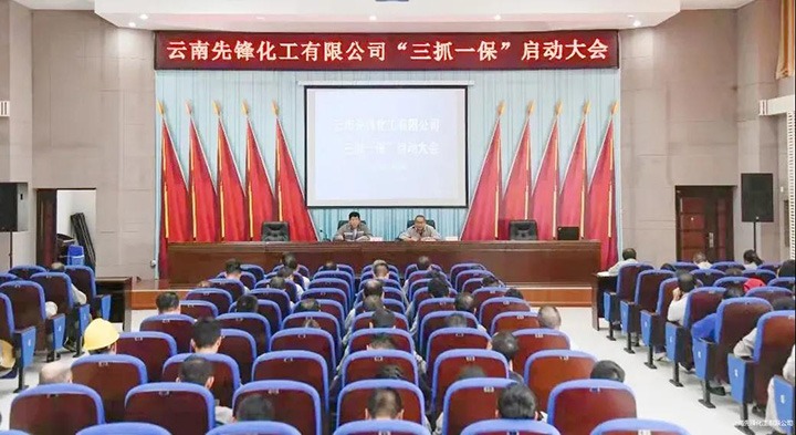 先锋化工召开“三抓一保”百日清静活动启动会
