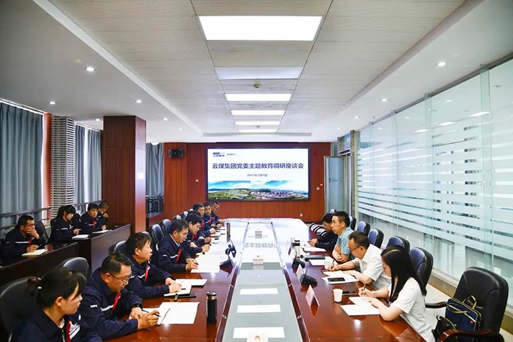 【主题教育】云煤（pp电子）集团党委副书记、工会主席王鑫到先锋化工公司开展主题教育调研