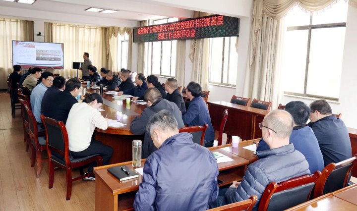 以“述”亮绩，，，，以“评”促干│后所煤矿公司党委召开2024年度党组织书记抓下层党建事情述职评议审核会