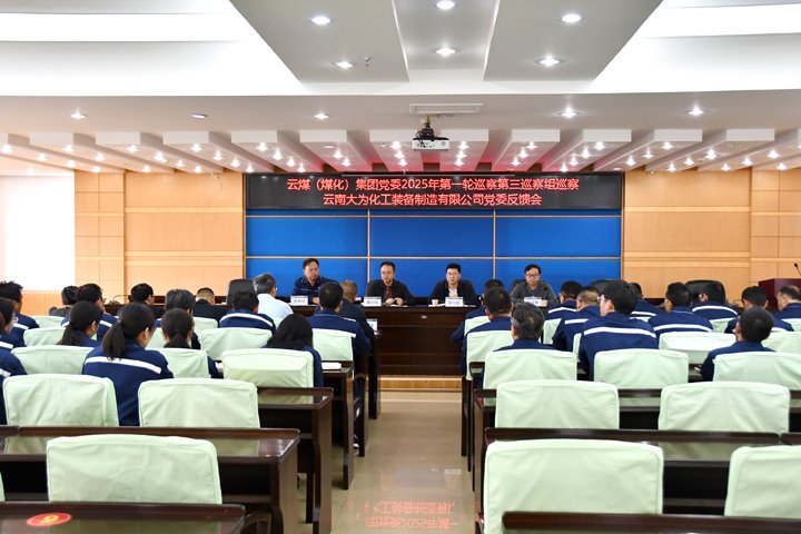 云煤集团党委2025年第一轮巡察第三巡察组向大为装备公司反响巡察情形